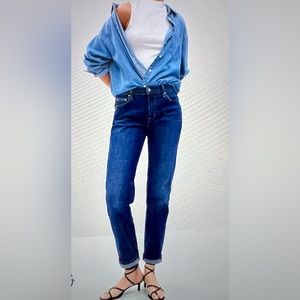 Gap Girlfriend mid rise jeans